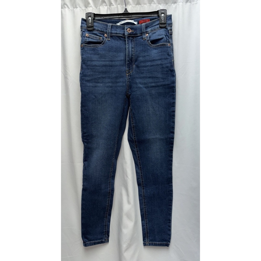 Celebrity Pink Jeans 5/27 The Spice Dark Wash 5 Pocket Stretch Flat Front